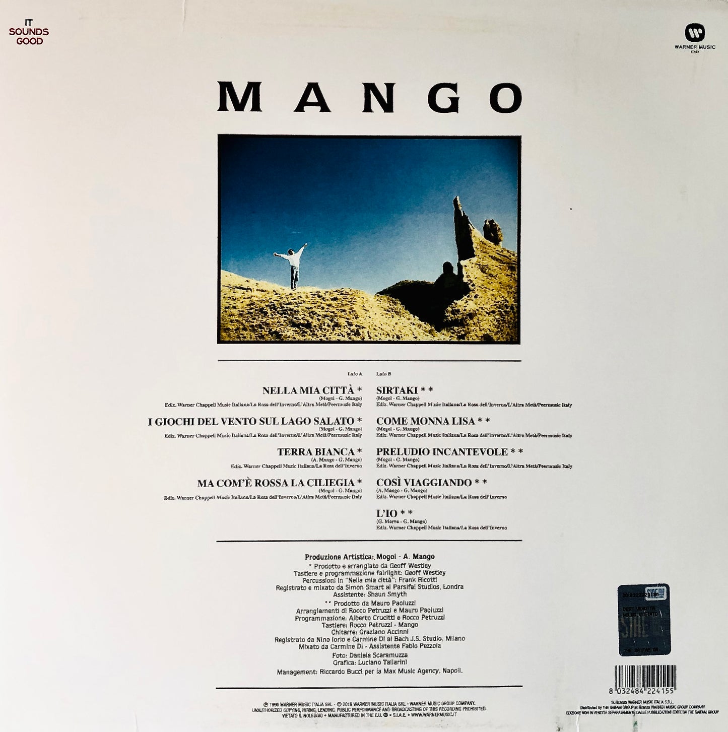 MANGO - Sirtaki - Vinile Nero (Black Vinyl)