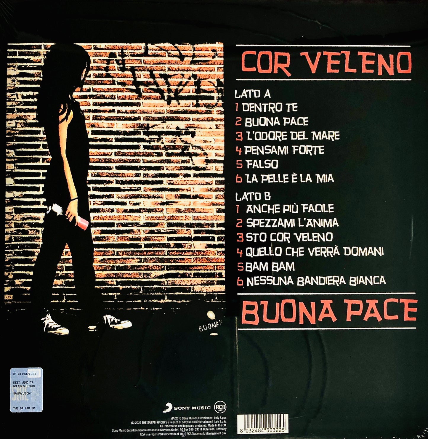 COR VELENO	- Buona Pace - Vinile Nero (Black Vinyl)