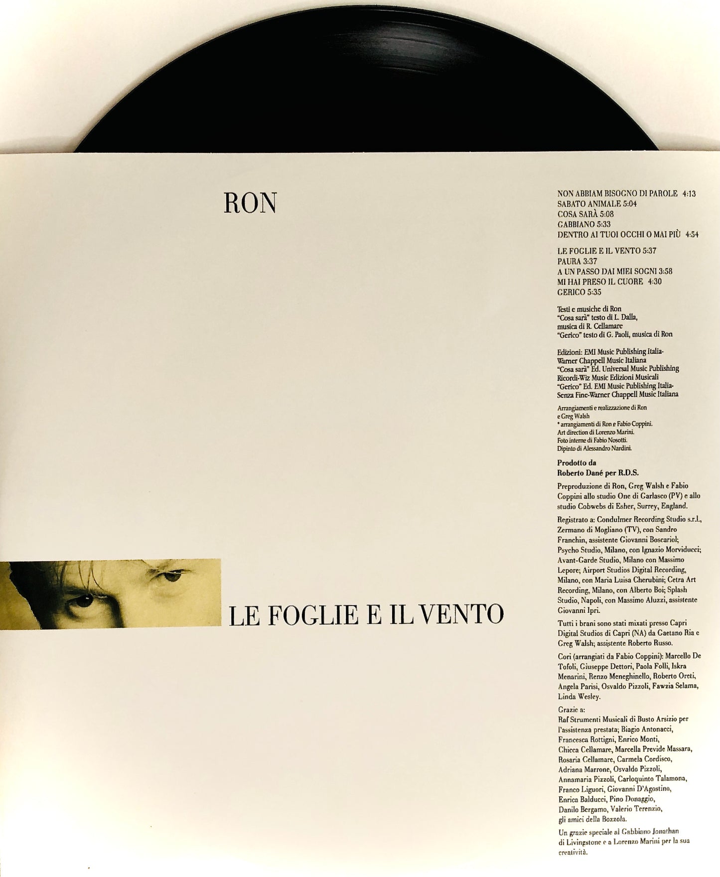 RON - Le foglie e il vento - Vinile Nero