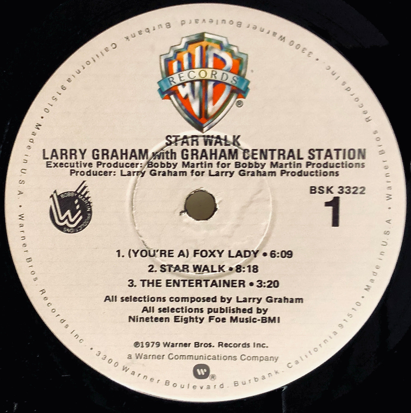 LARRY GRAHAM WITH GRAHAM CENTRAL STATION - Star Walk - Vinile / Usato