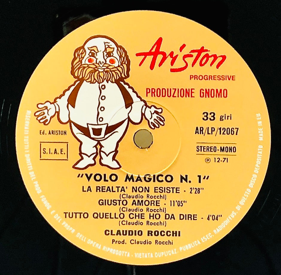 CLAUDIO ROCCHI	- Volo magico n.1 - Vinile / Progressive