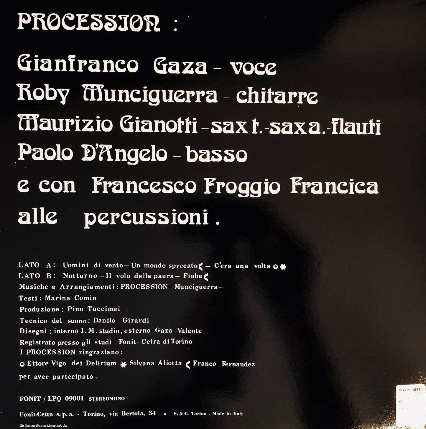 PROCESSION - Fiaba - Vinile Verde Trasparente Rimasterizzato (Ed. Lim. 2022)