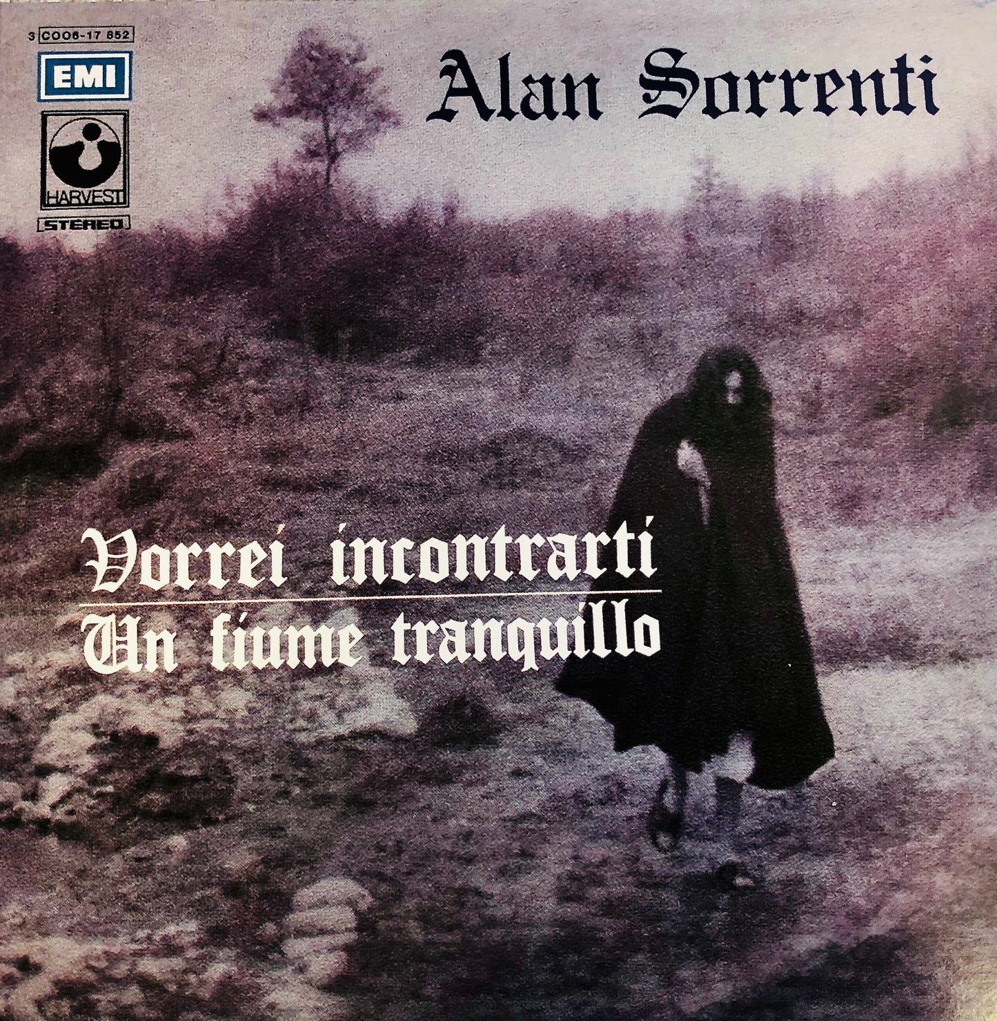 ALAN SORRENTI - Vorrei Incontrarti / Un Fiume Tranquillo - 45rpm Vinile Nero (7" Black)