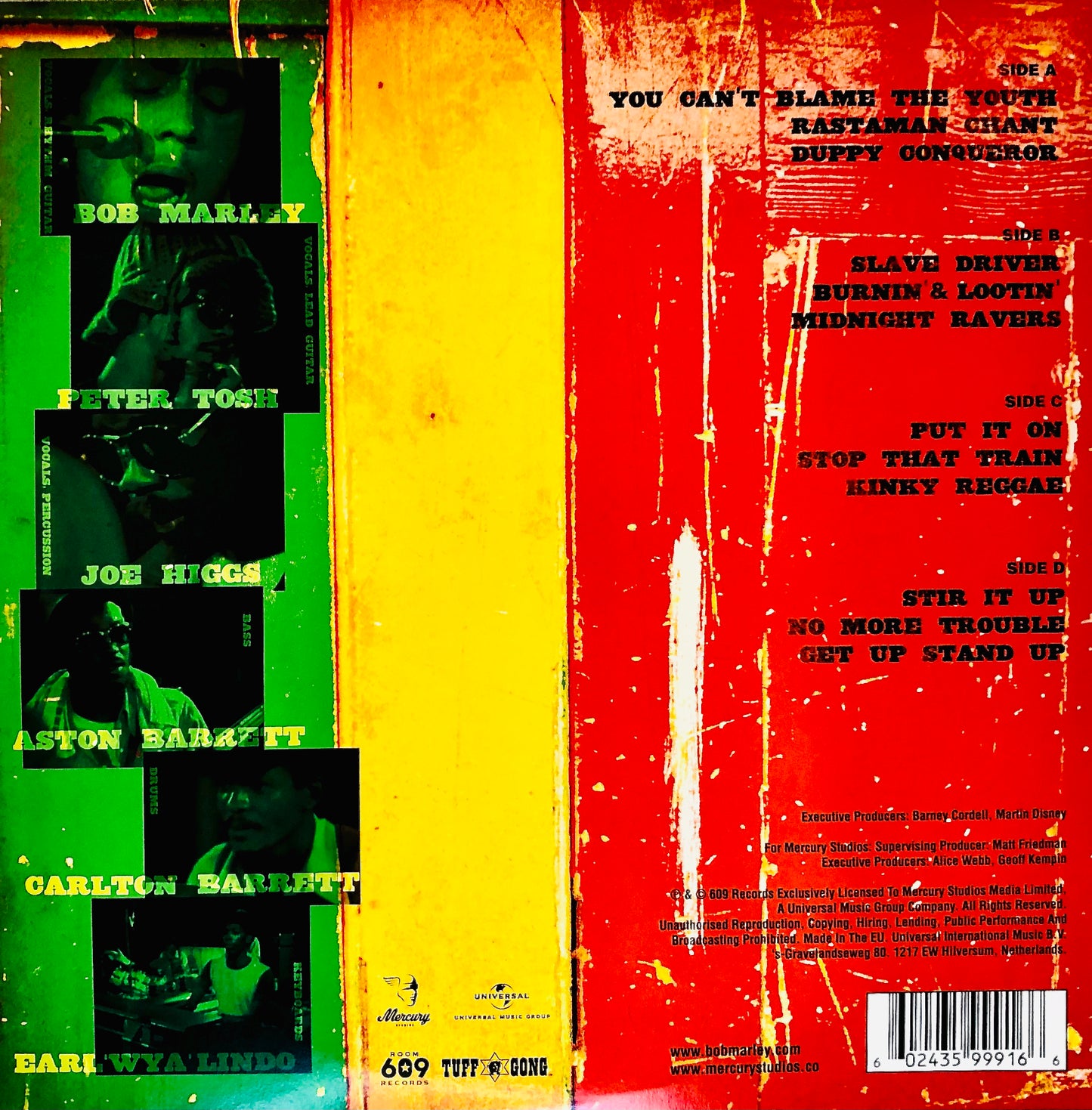 BOB MARLEY AND THE WAILERS - The Capitol Session ’73 - Doppio LP Rosso / Verde