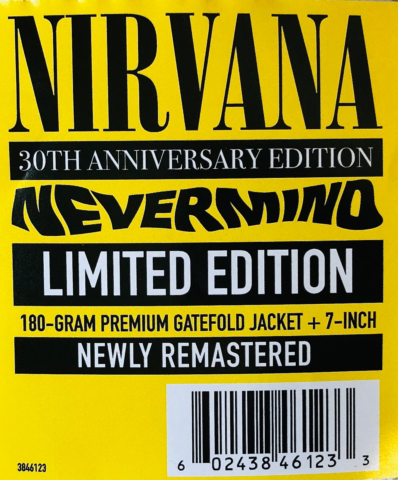 NIRVANA - Nevermind - 30th Anniversary (Vinile Nero + 45rpm) – The  Hamster's Howl