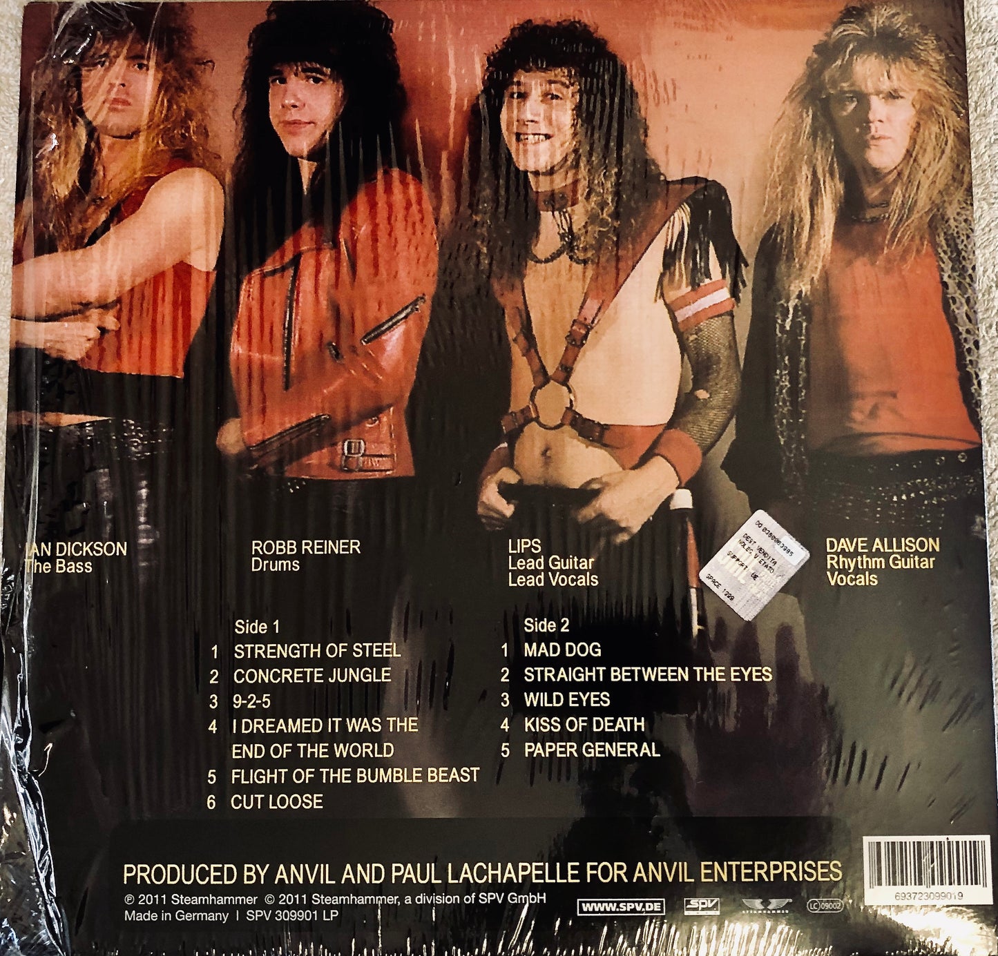 ANVIL - Strength of Steel - Vinile Rosso Trasparente