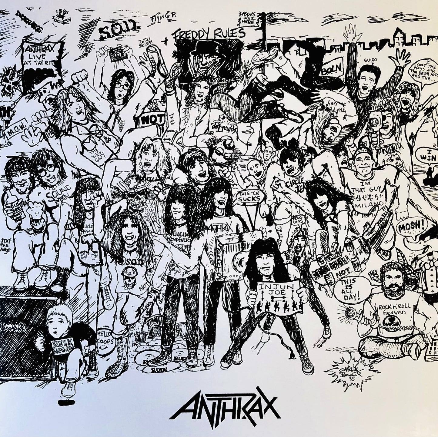 ANTHRAX - Spreading the Disease - Vinile Nero Rimasterizzato (Remastered Black Vinyl)