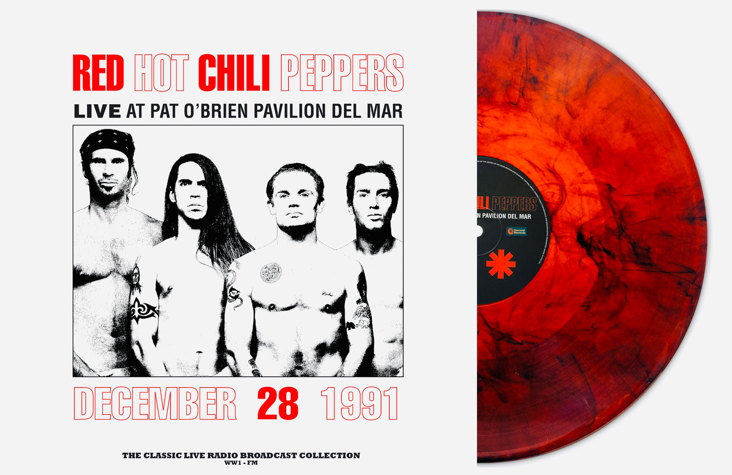 RED HOT CHILI PEPPERS - Live at Pat O’ Brien Pavilion del Mar - Vinile Marmorizzato / Metal