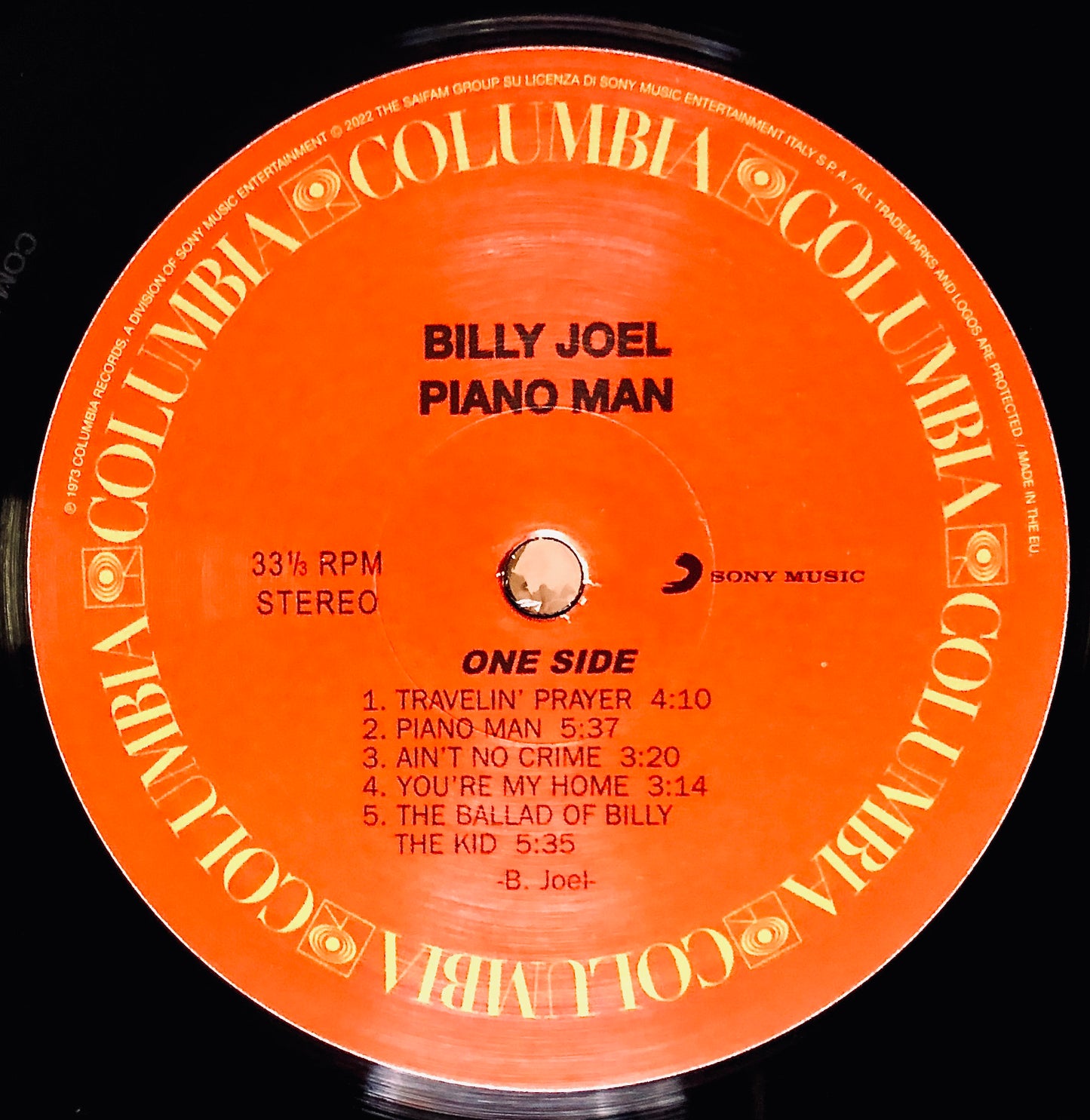 BILLY JOEL - Piano Man - Vinile Nero (Black Vinyl)