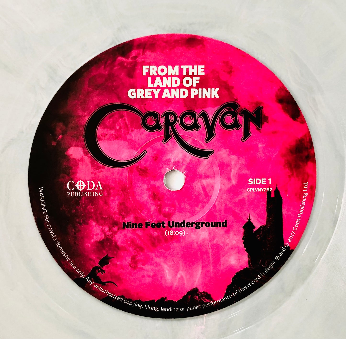 CARAVAN - from the Land of Grey and Pink - Vinile Solido mix Grigio / Rosa