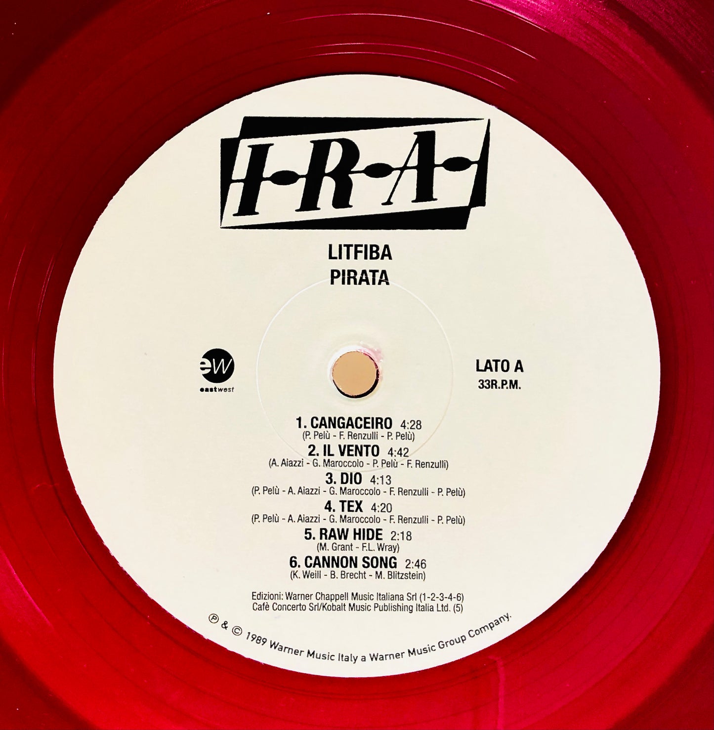 LITFIBA - Pirata - Vinile Porpora Trasparente (Ed. Lim. Numerata)