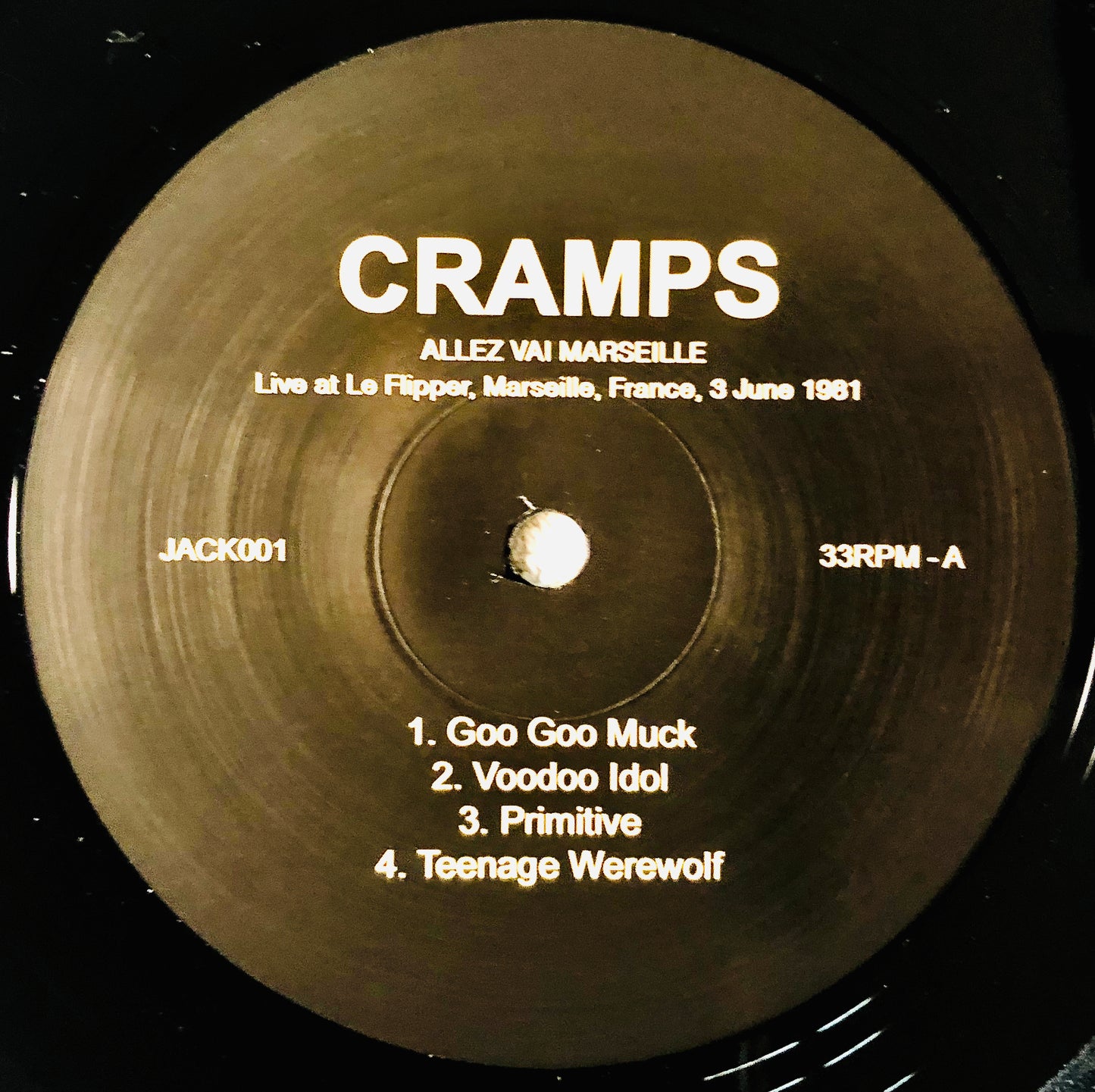 The CRAMPS	- Allez vai Marseille - Vinile Nero (Black Vinyl)