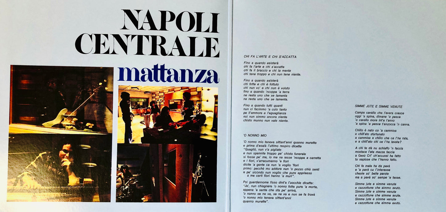 NAPOLI CENTRALE - Mattanza - Vinile Arancione Trasparente (Clear Orange Vinyl)