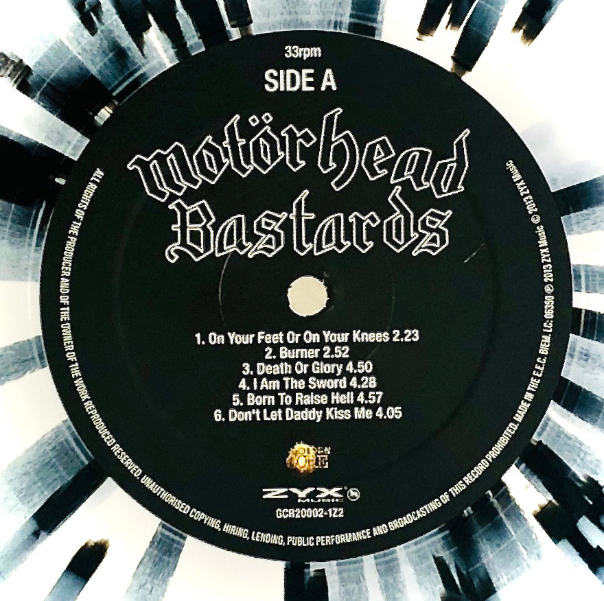 MOTORHEAD - Bastards - Vinile Bianco / Nero Splatter (Ed. Lim. 2500 copie)