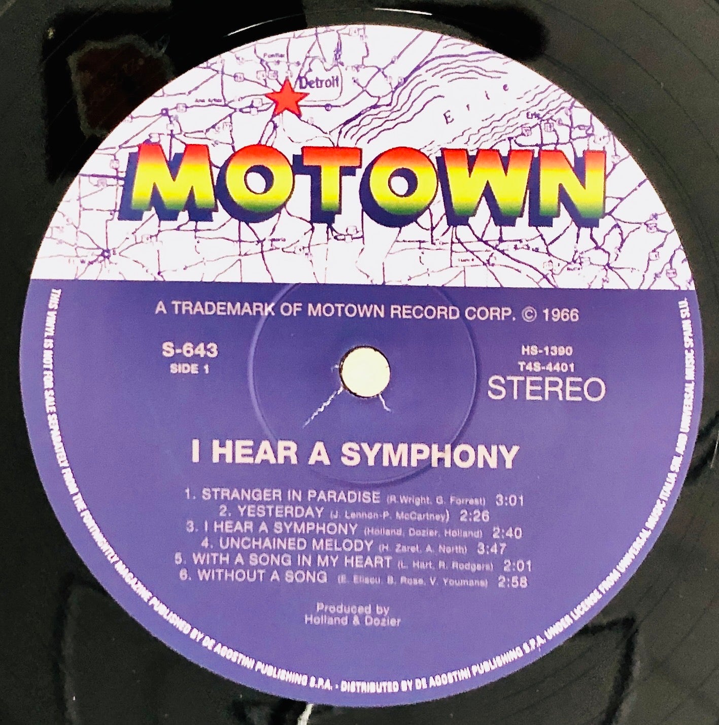 THE SUPREMES - I hear a symphony - Vinile Rimasterizzato (Remastered Vinyl)