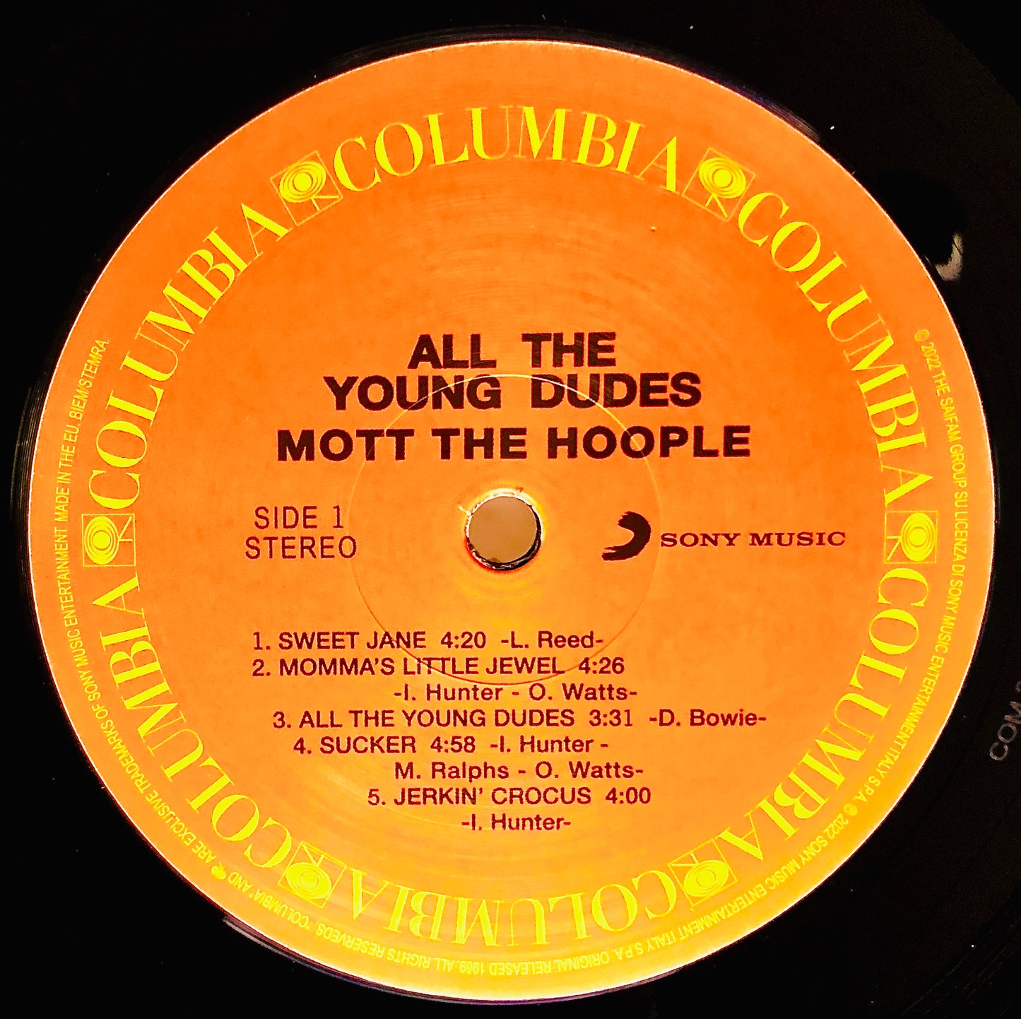 MOTT The HOOPLE - All the young dudes -  Vinile Nero Rimasterizzato