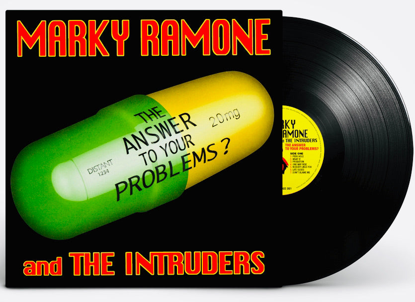 MARKY RAMONE and THE INTRUDERS - The Answer to your Problems? - Vinile Nero (Black Vinyl)