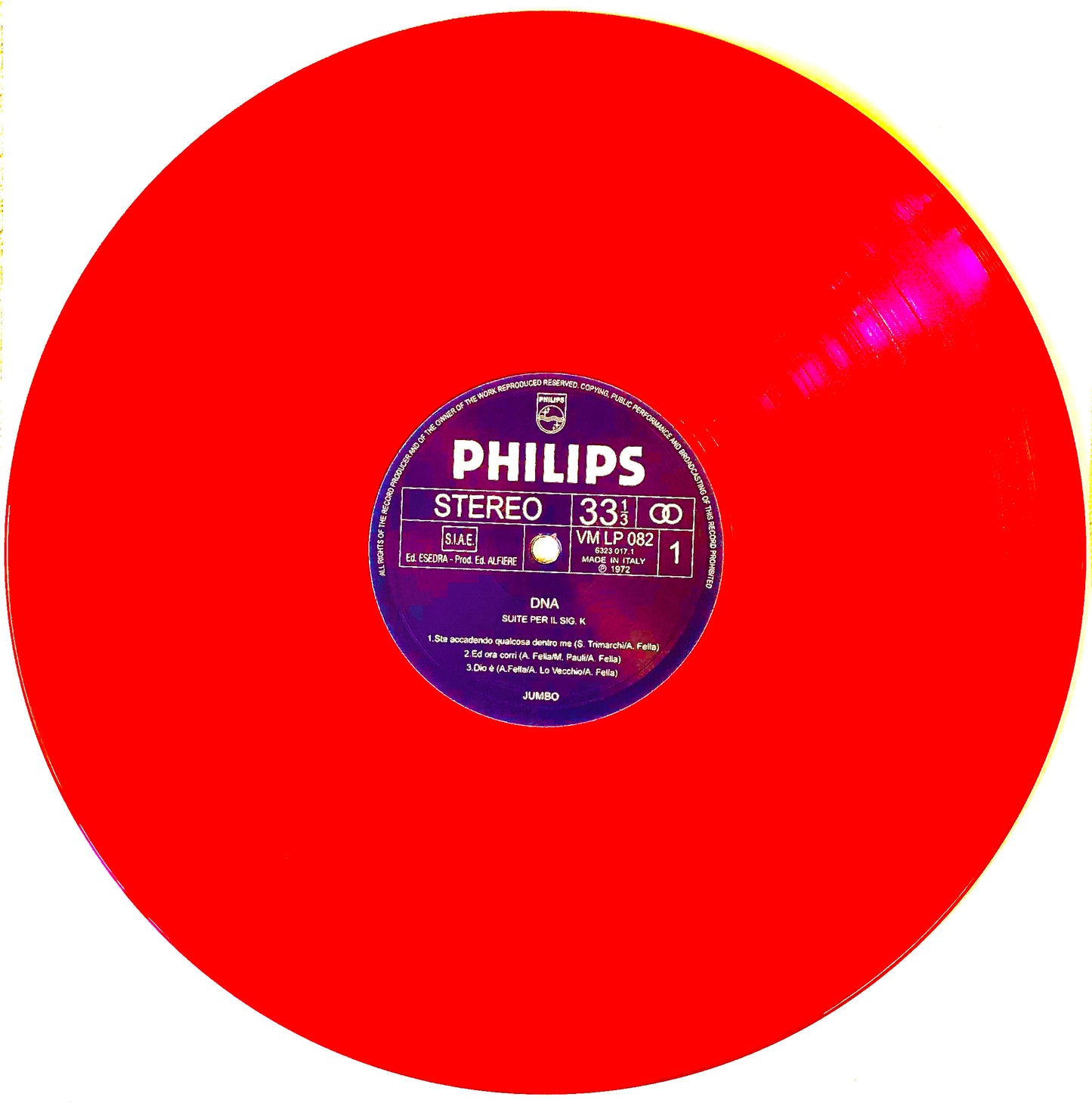 JUMBO - DNA - Vinile Rosso Trasparente