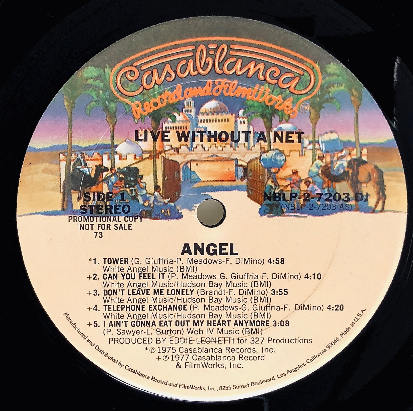 ANGEL - Live without a net - Doppio Vinile Nero / Usato