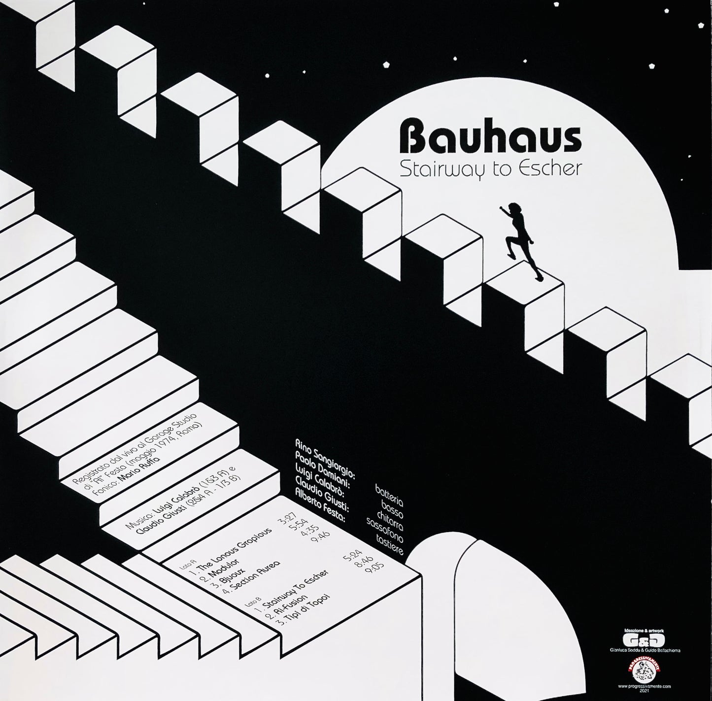 BAUHAUS - Stairway to Escher - Vinile Nero