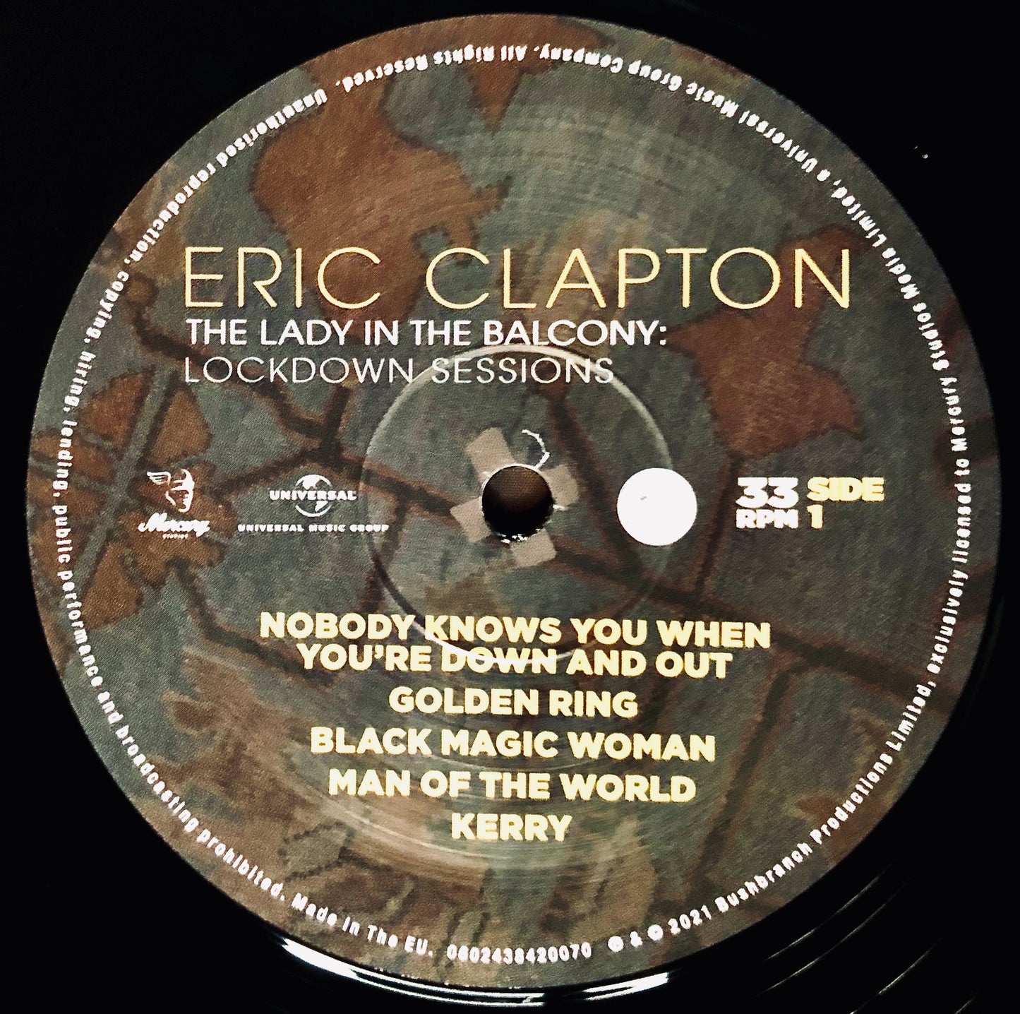 ERIC CLAPTON - The Lady in the balcony: Lockdown Sessions - Doppio Vinile Nero