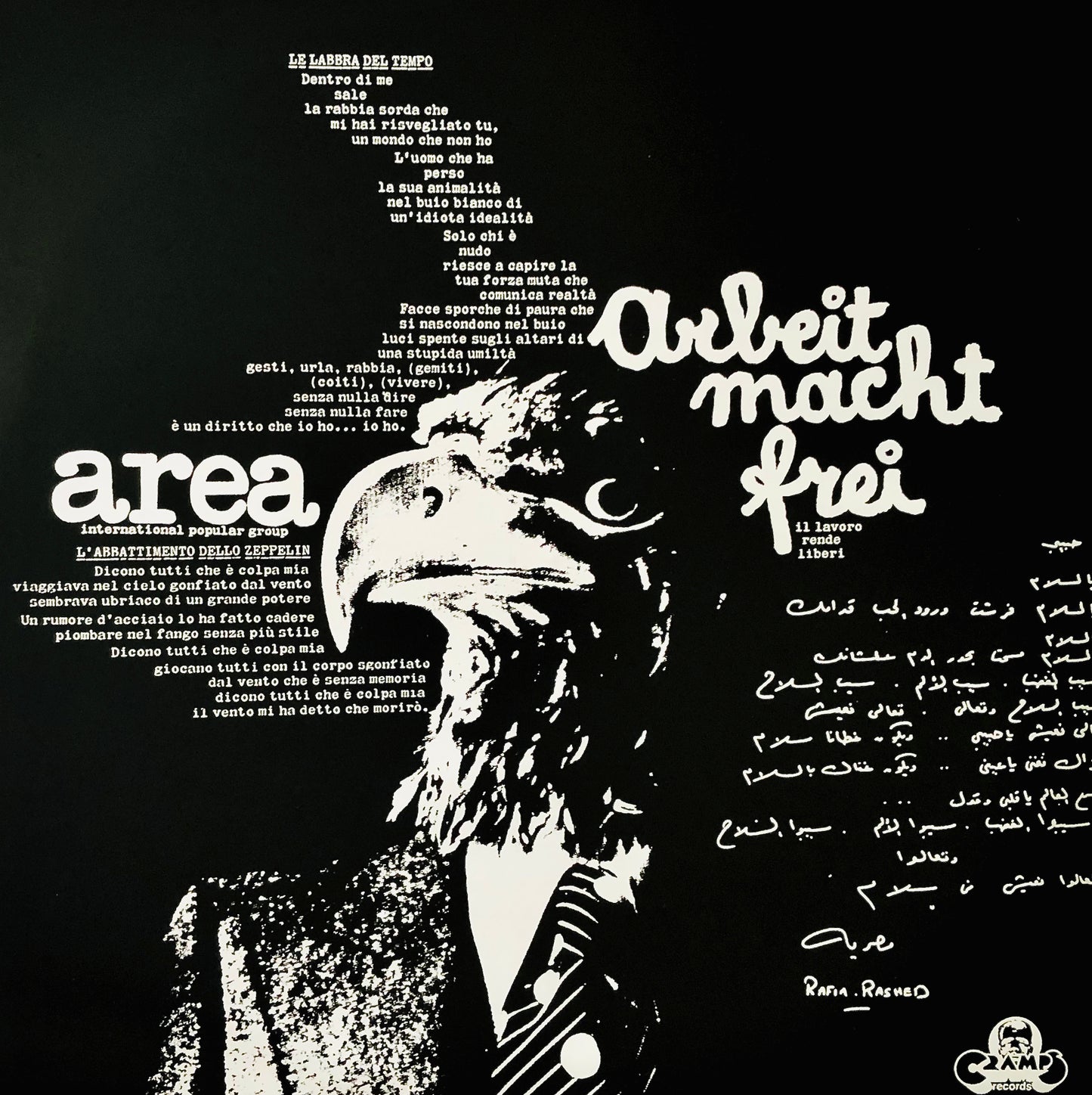 AREA - Arbeit Macht Frei - Vinile Nero (Black Vinyl)