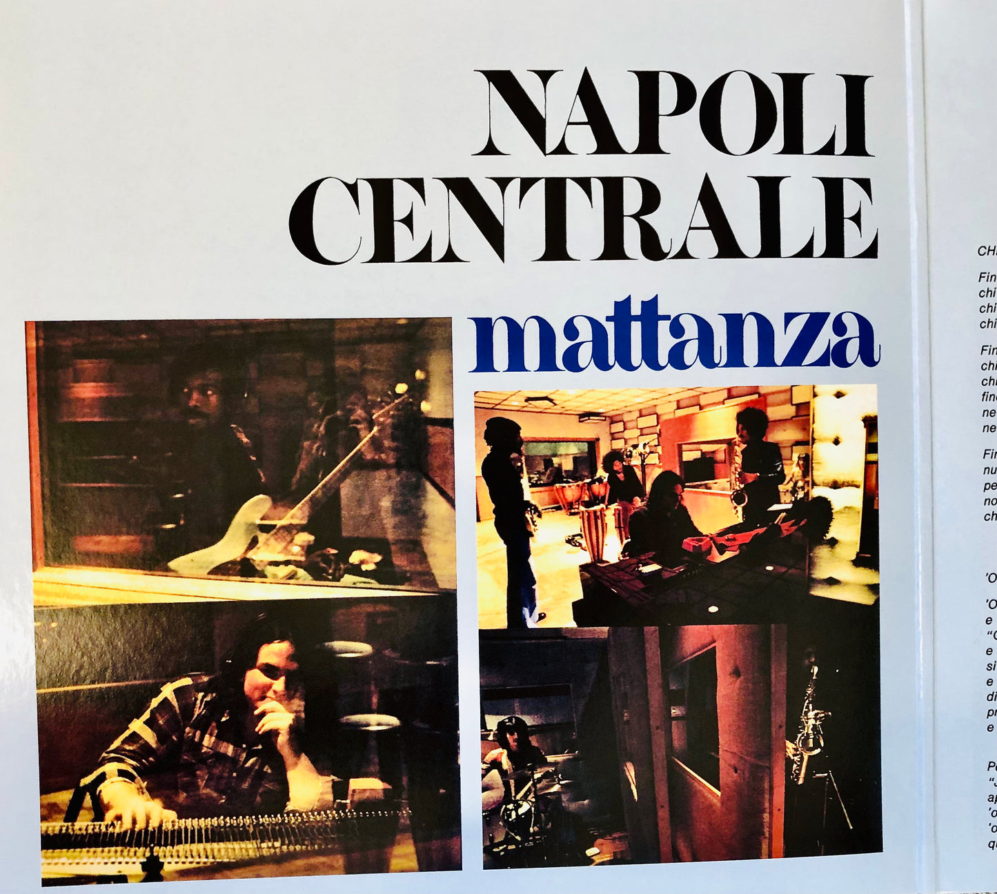 NAPOLI CENTRALE - Mattanza - Vinile Arancione Trasparente (Clear Orange Vinyl)