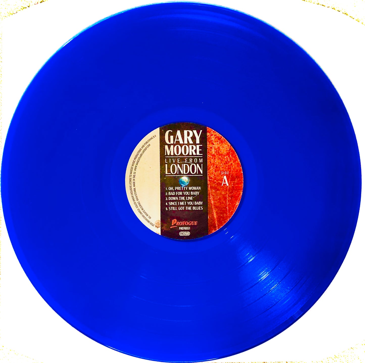 GARY MOORE - Live from London - Doppio Vinile Blu