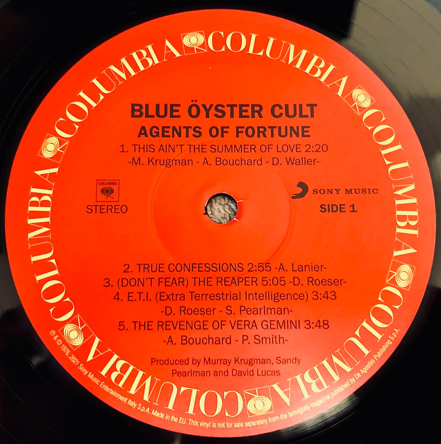 BLUE OYSTER CULT - Agents of Fortune -  Vinile Nero