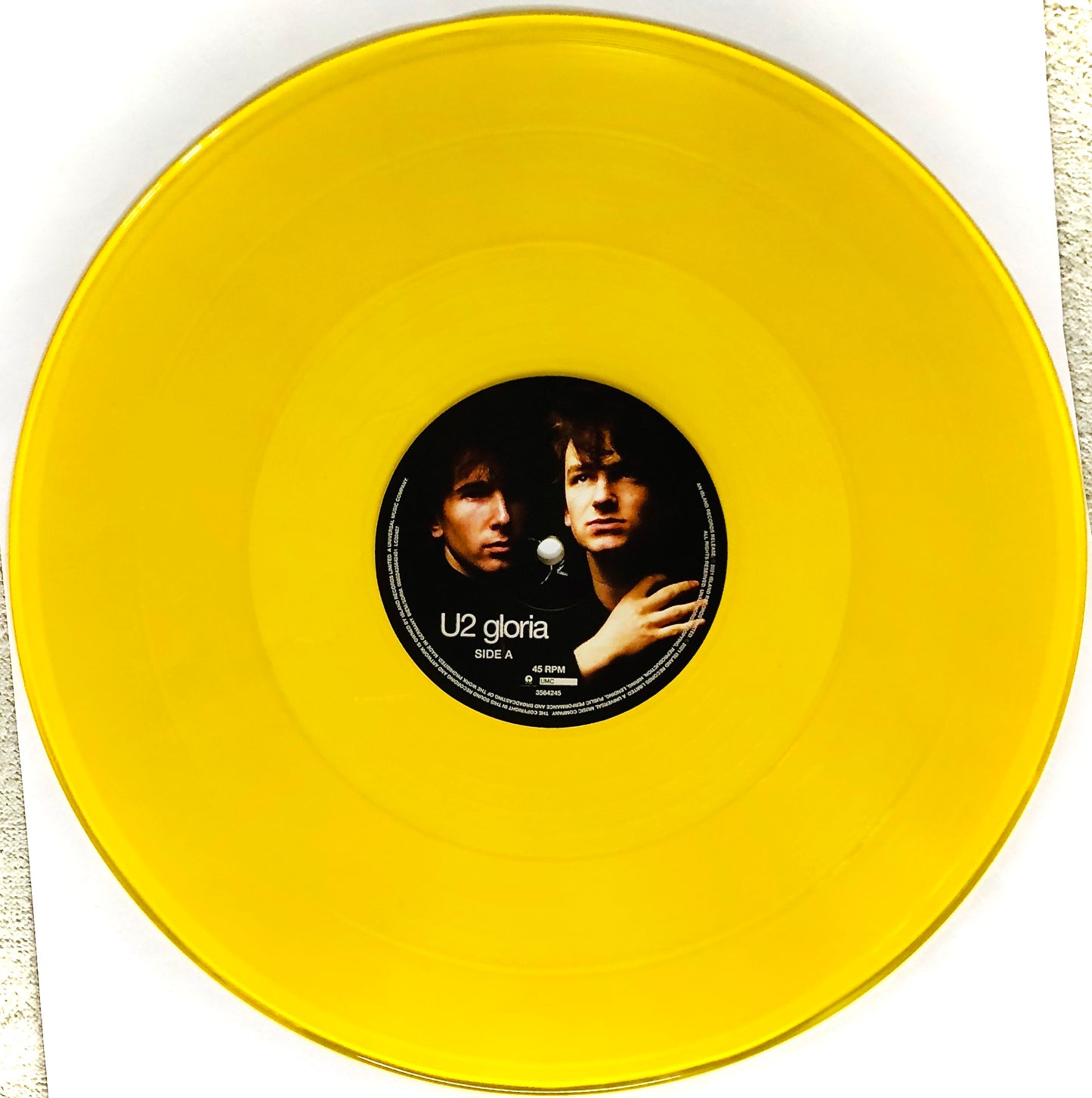 U2 - Gloria - Vinile Giallo Trasparente (Ed. Lim. 40° Anniversario)