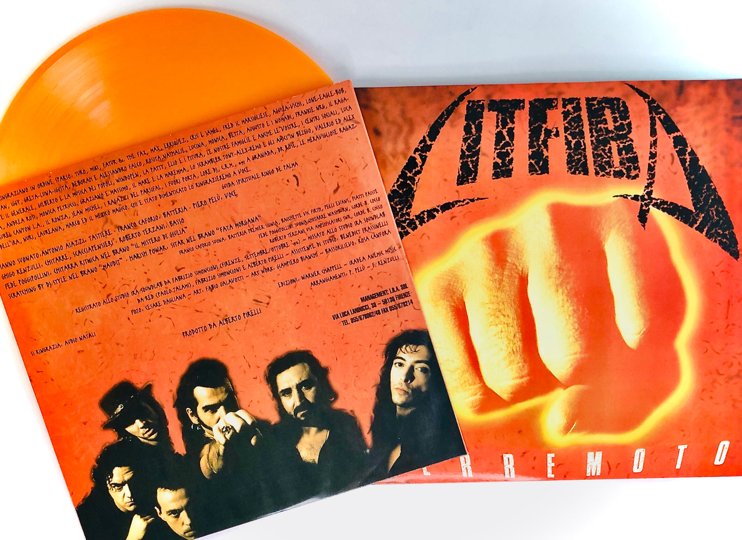 LITFIBA - Terremoto - Vinile Arancione Solido (Ed. Lim. Numerata)