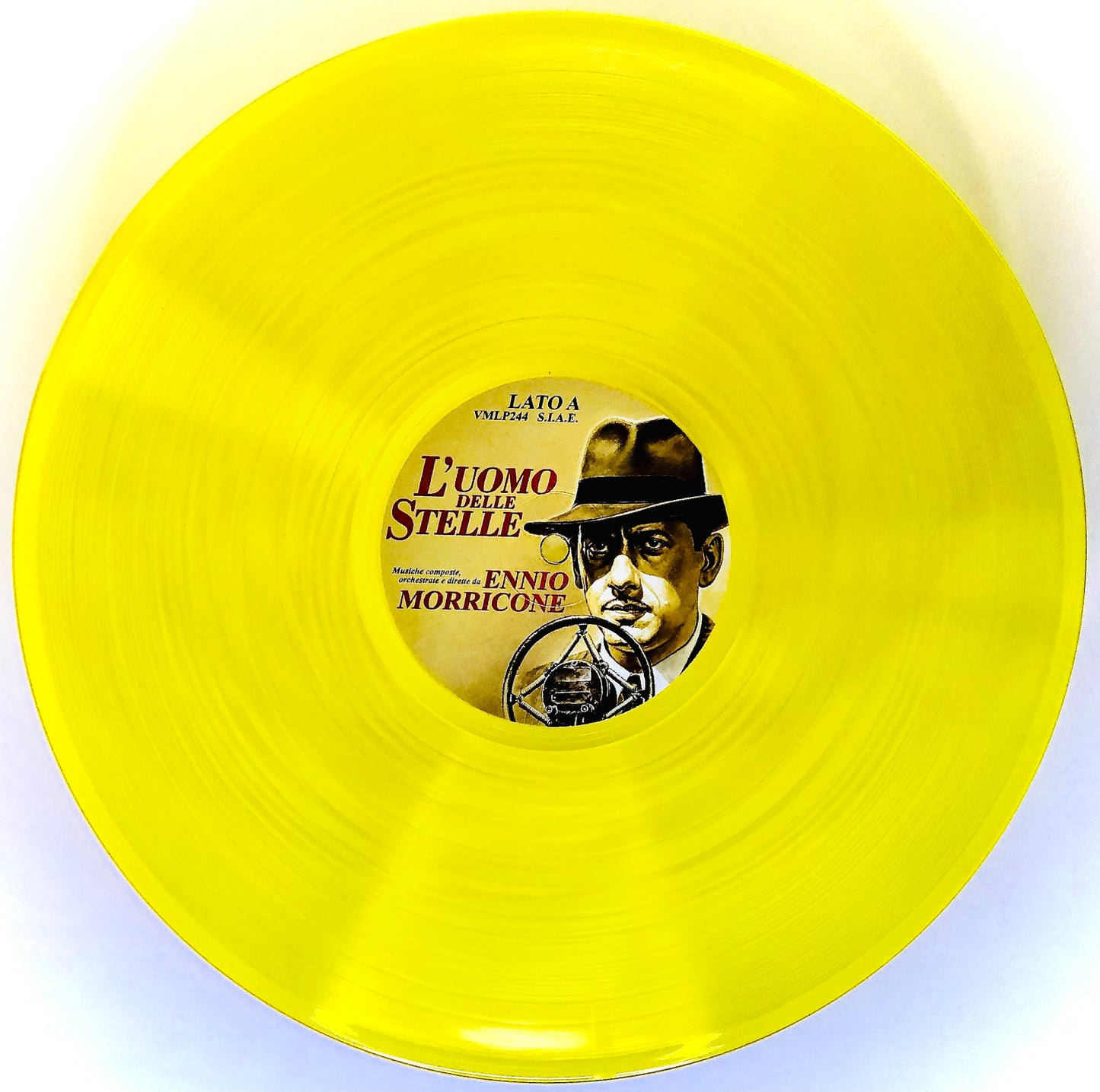 ENNIO MORRICONE - L’uomo delle Stelle - Vinile Giallo Trasparente Rimasterizzato / Colonna Sonora