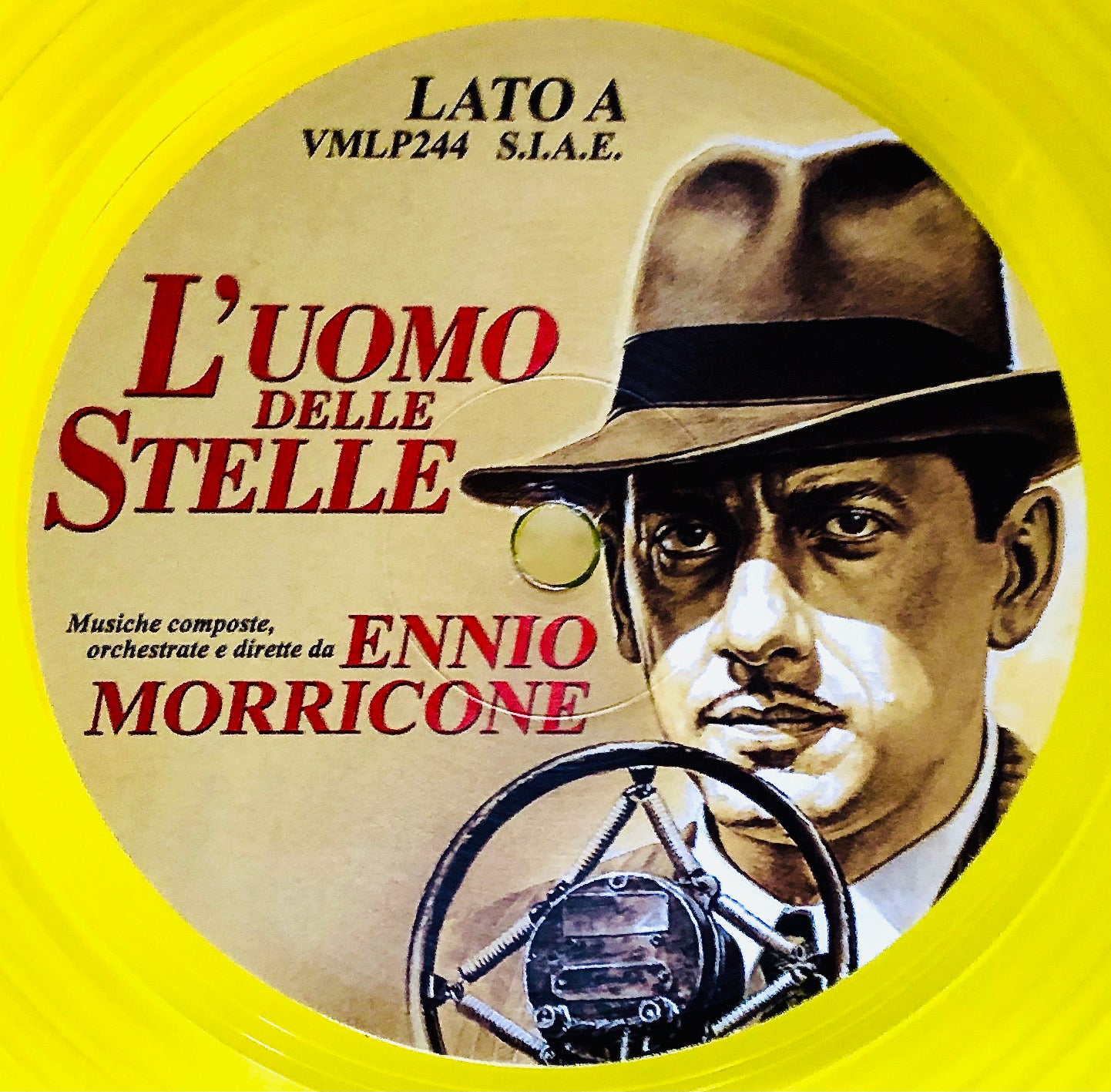 ENNIO MORRICONE - L’uomo delle Stelle - Vinile Giallo Trasparente Rimasterizzato / Colonna Sonora