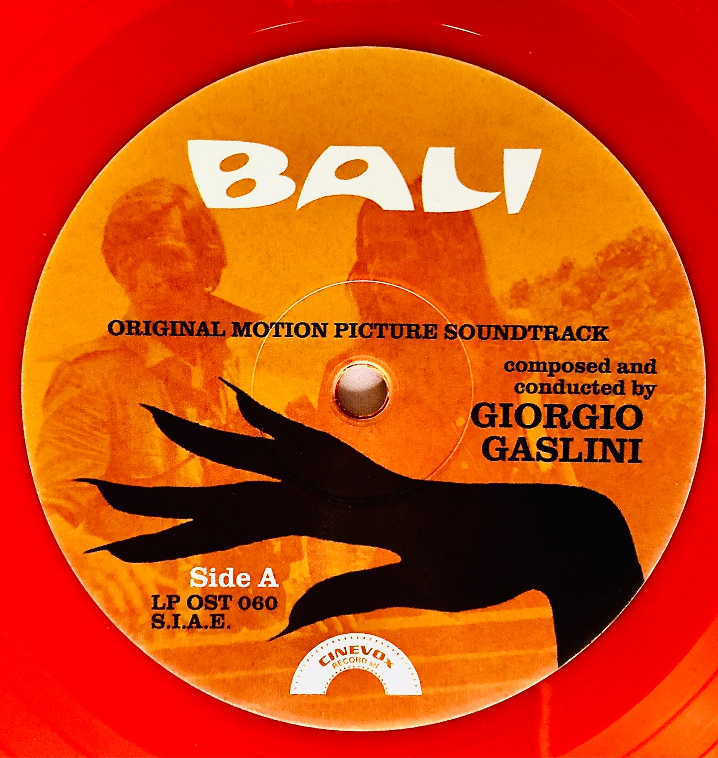 GIORGIO GASLINI - Bali - Vinile Arancione Solido Rimasterizzato / Colonna sonora