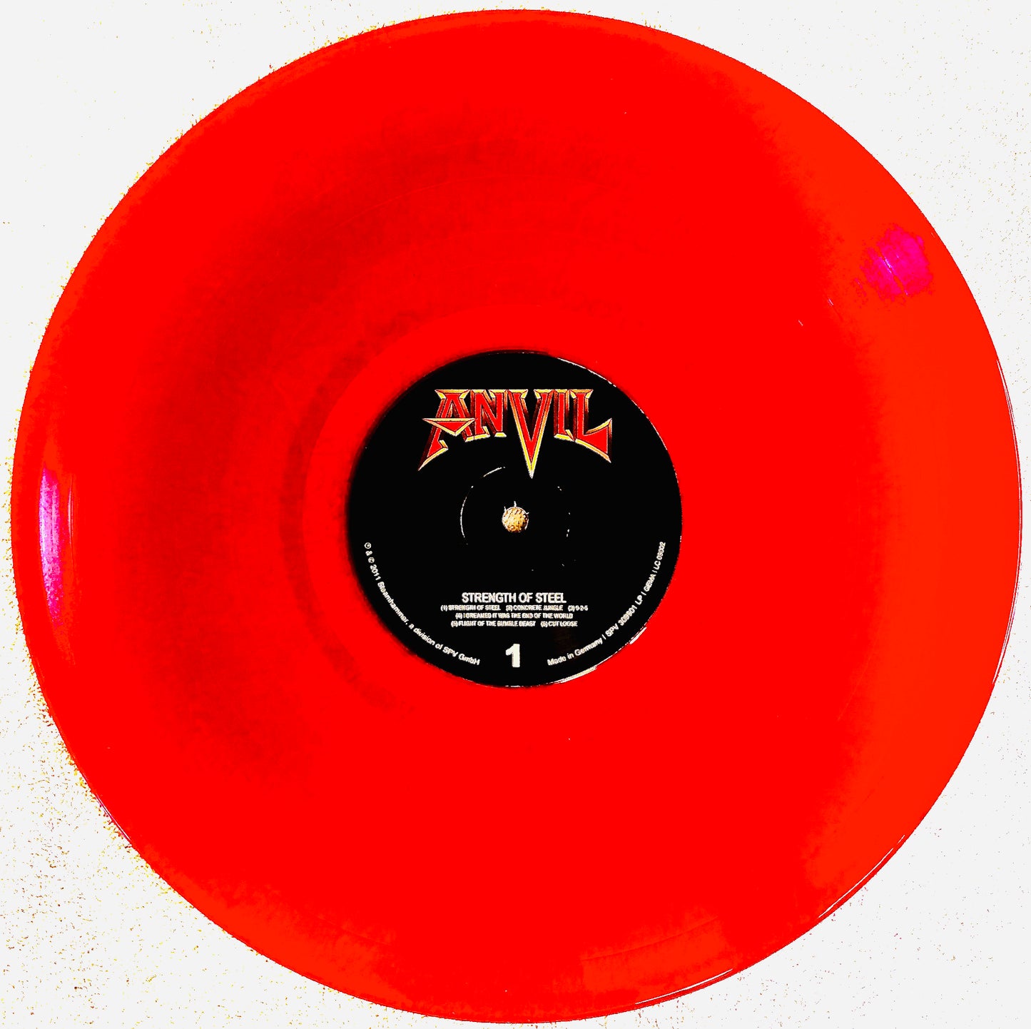 ANVIL - Strength of Steel - Vinile Rosso Trasparente