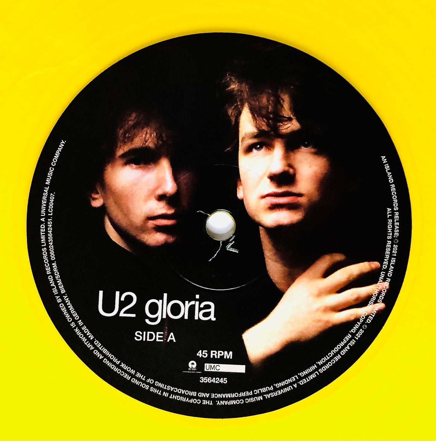 U2 - Gloria - Vinile Giallo Trasparente (Ed. Lim. 40° Anniversario)