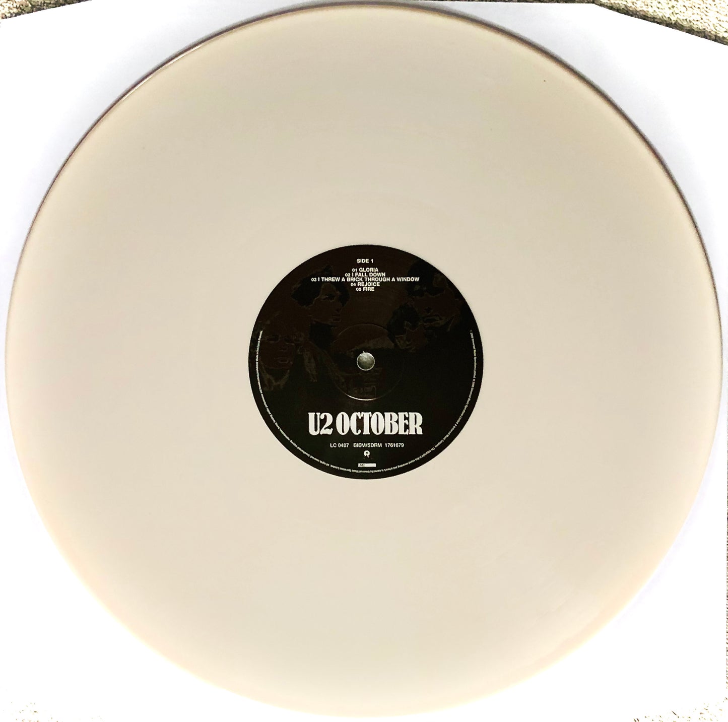 U2 - October - Vinile Crema Solido (Solid Cream Vinyl)