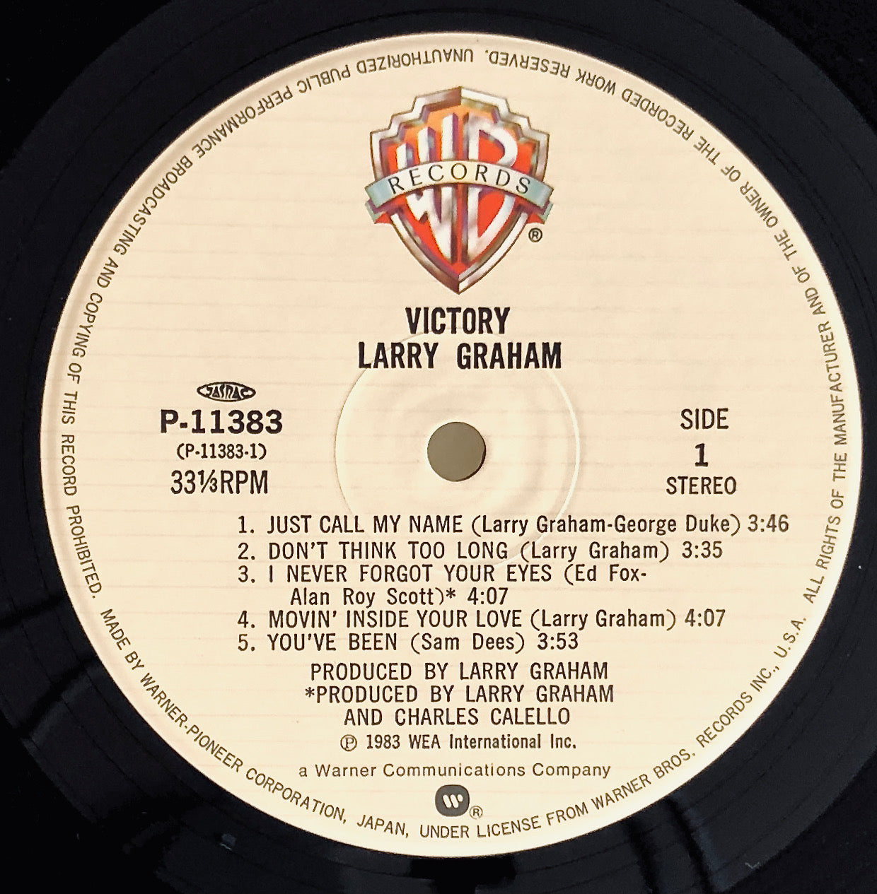 LARRY GRAHAM - Victory - Vinile Usato (Japan Edition)