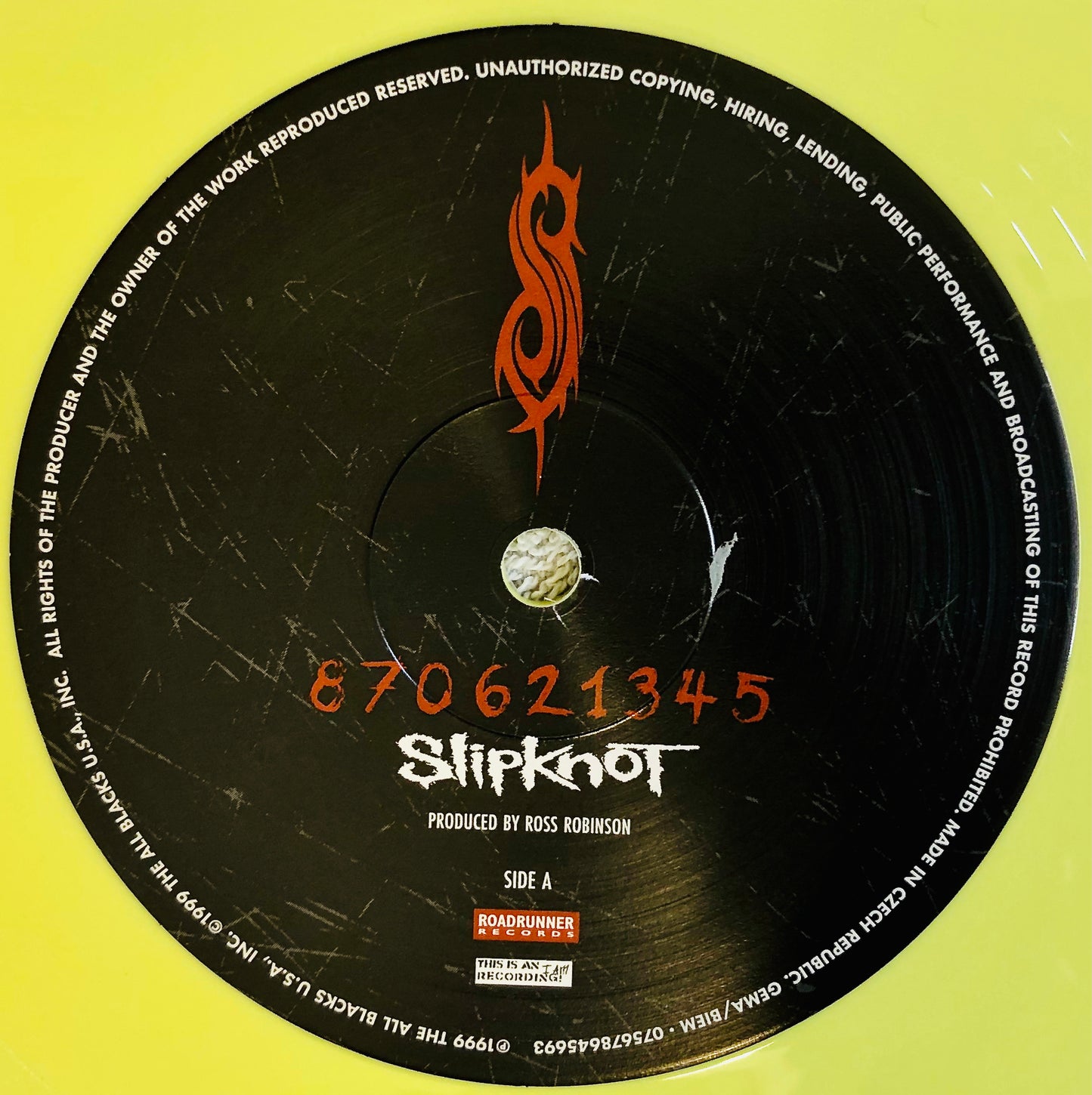 SLIPKNOT - Slipknot - Vinile Giallo Limone