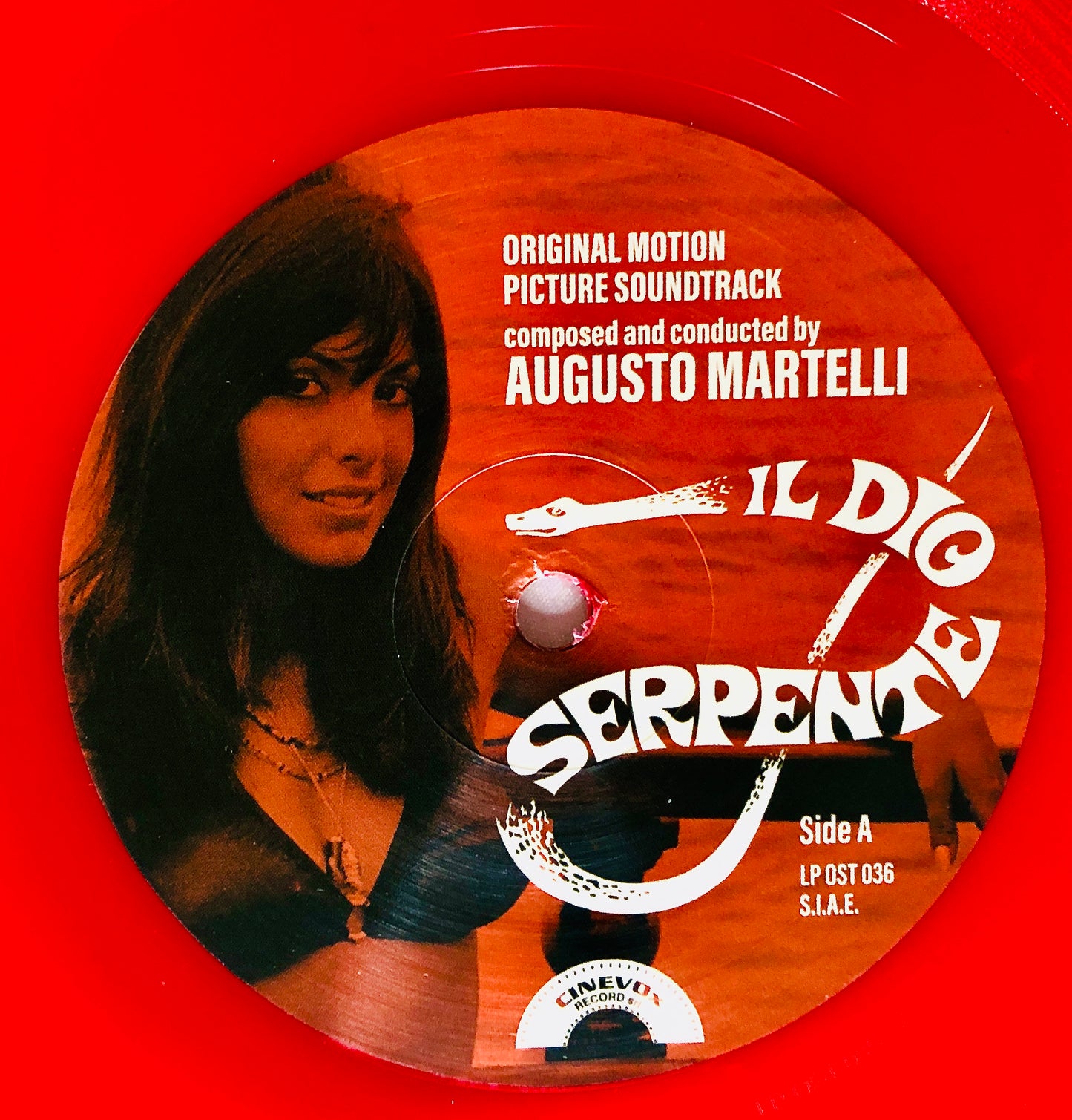 AUGUSTO MARTELLI - Il Dio Serpente - Vinile Rosso Solido Rimasterizzato (Ed. Lim. 300 copie)