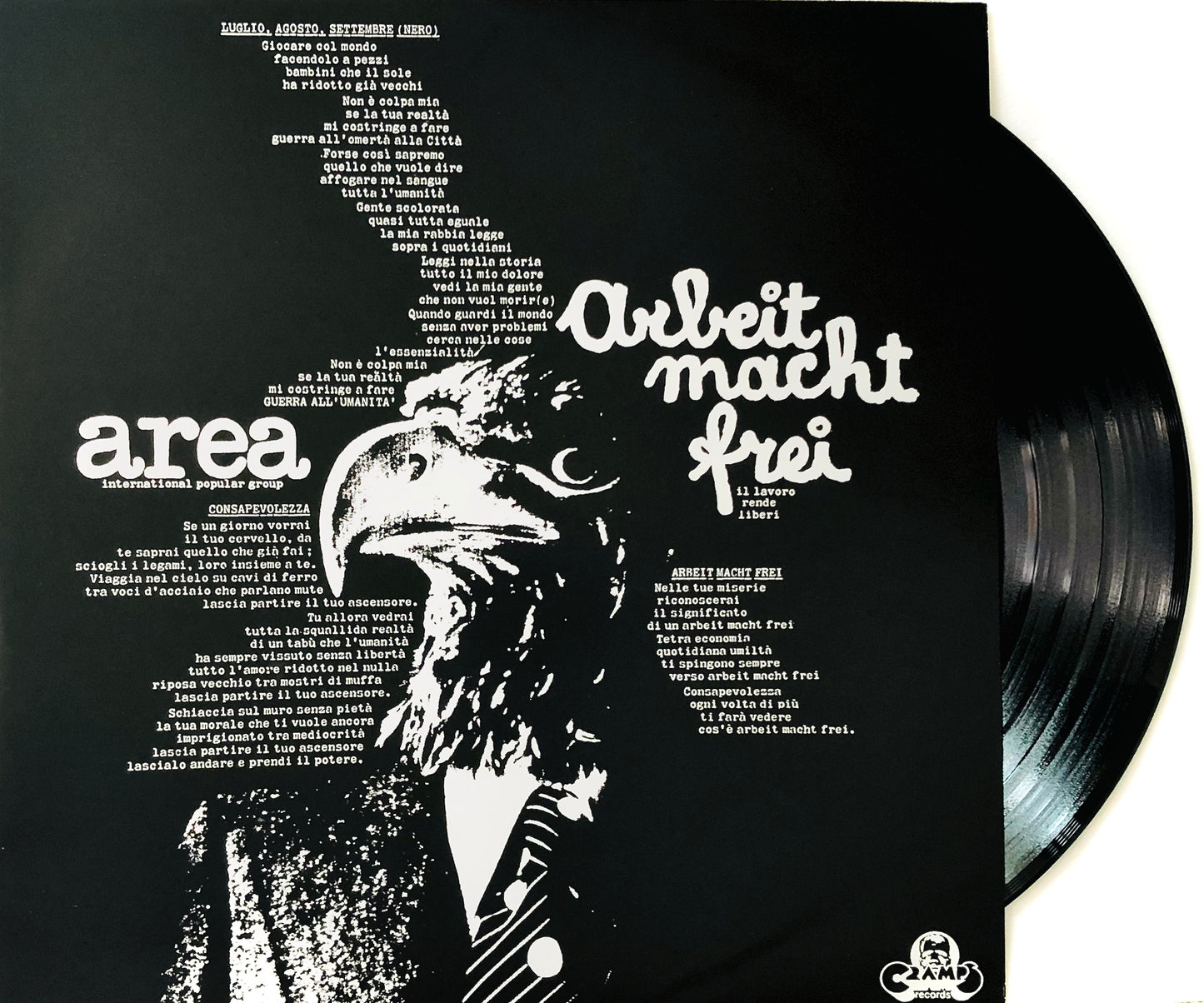 AREA - Arbeit Macht Frei - Vinile Nero (Black Vinyl)