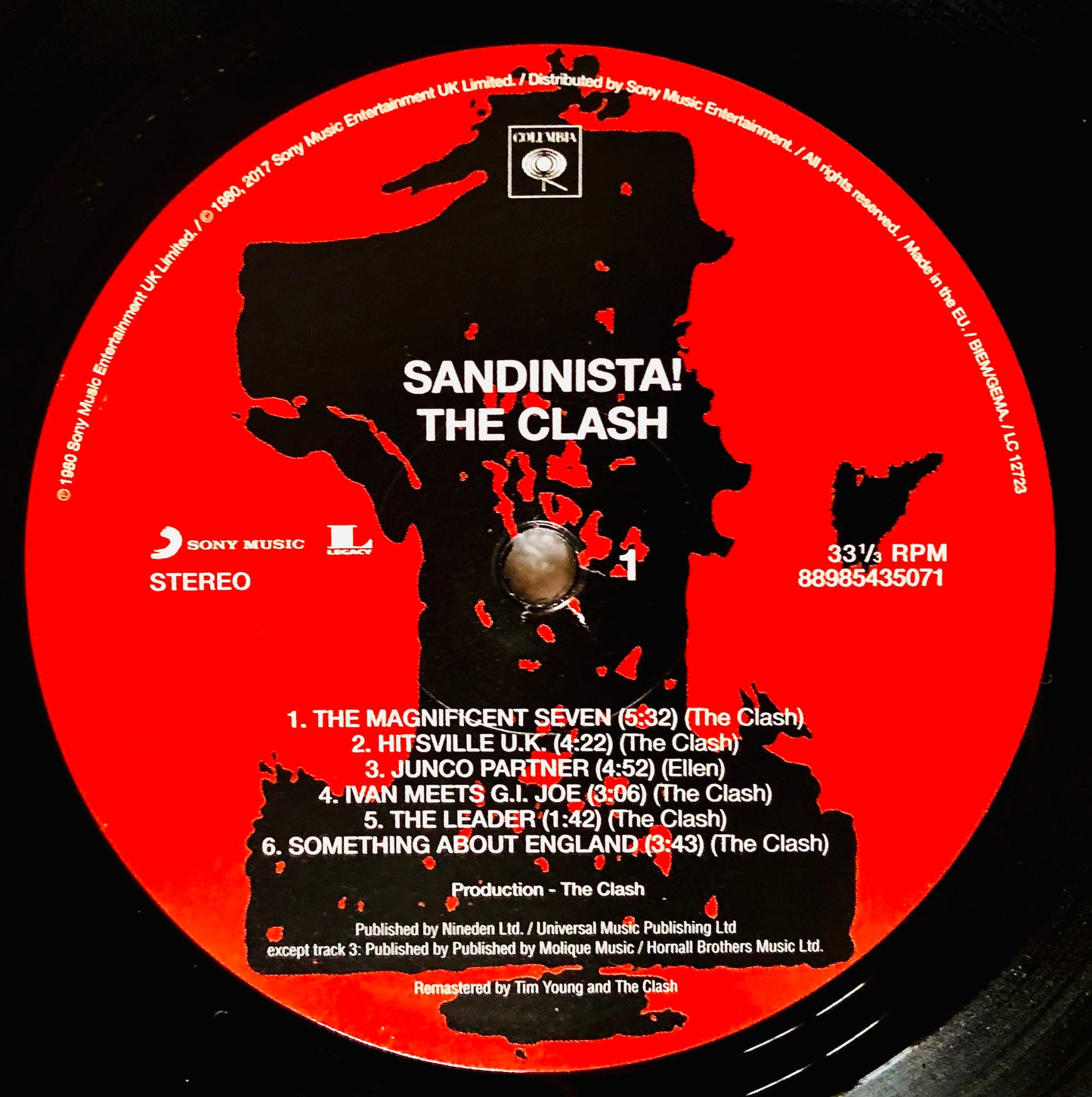 THE CLASH - Sandinista! - Triplo Vinile Nero (Triple Black Vinyl)