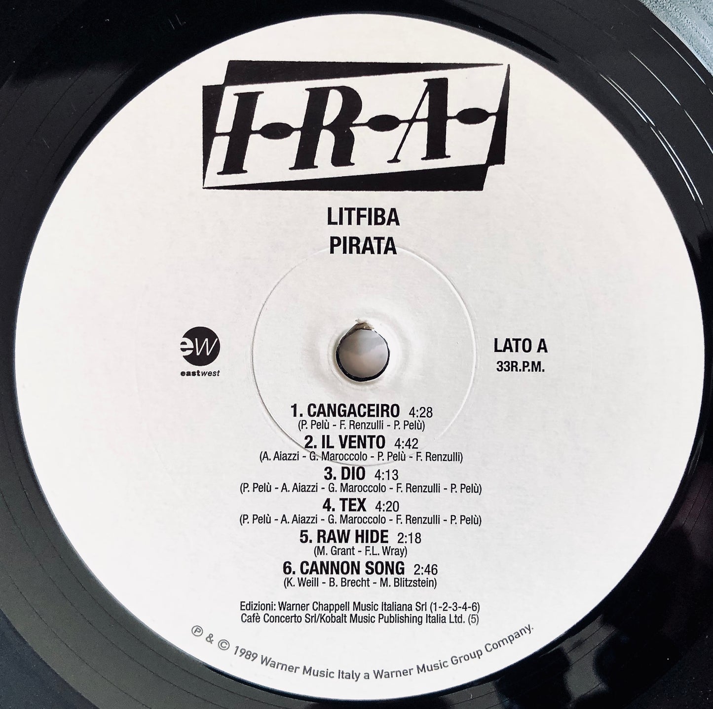 LITFIBA - Pirata - Vinile Nero (Black Vinyl)