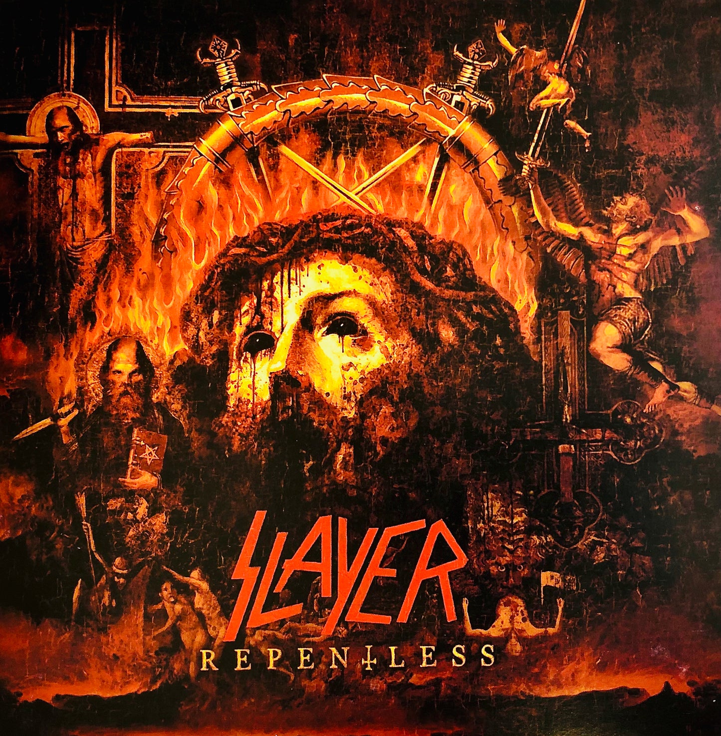 SLAYER - Repentless - Cofanetto Deluxe n° 6 x 45rpm Rosso (Ed. Lim. Numerata 2500 copie)