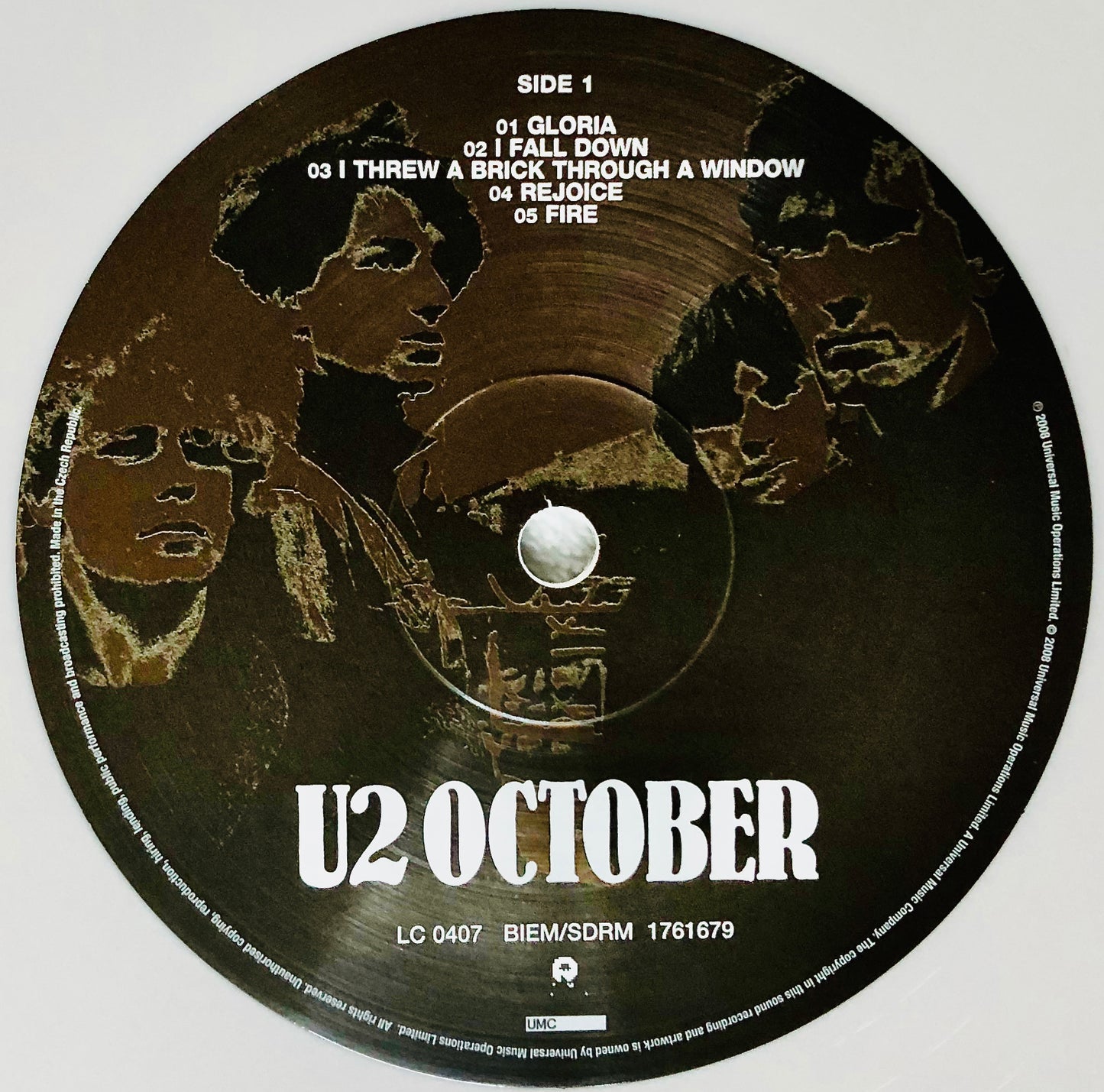 U2 - October - Vinile Crema Solido (Solid Cream Vinyl)