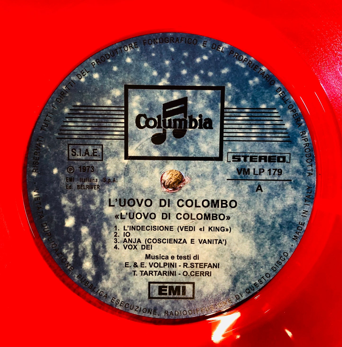 L’UOVO DI COLOMBO - L’ Uovo di Colombo - Vinile Rosso Trasparente