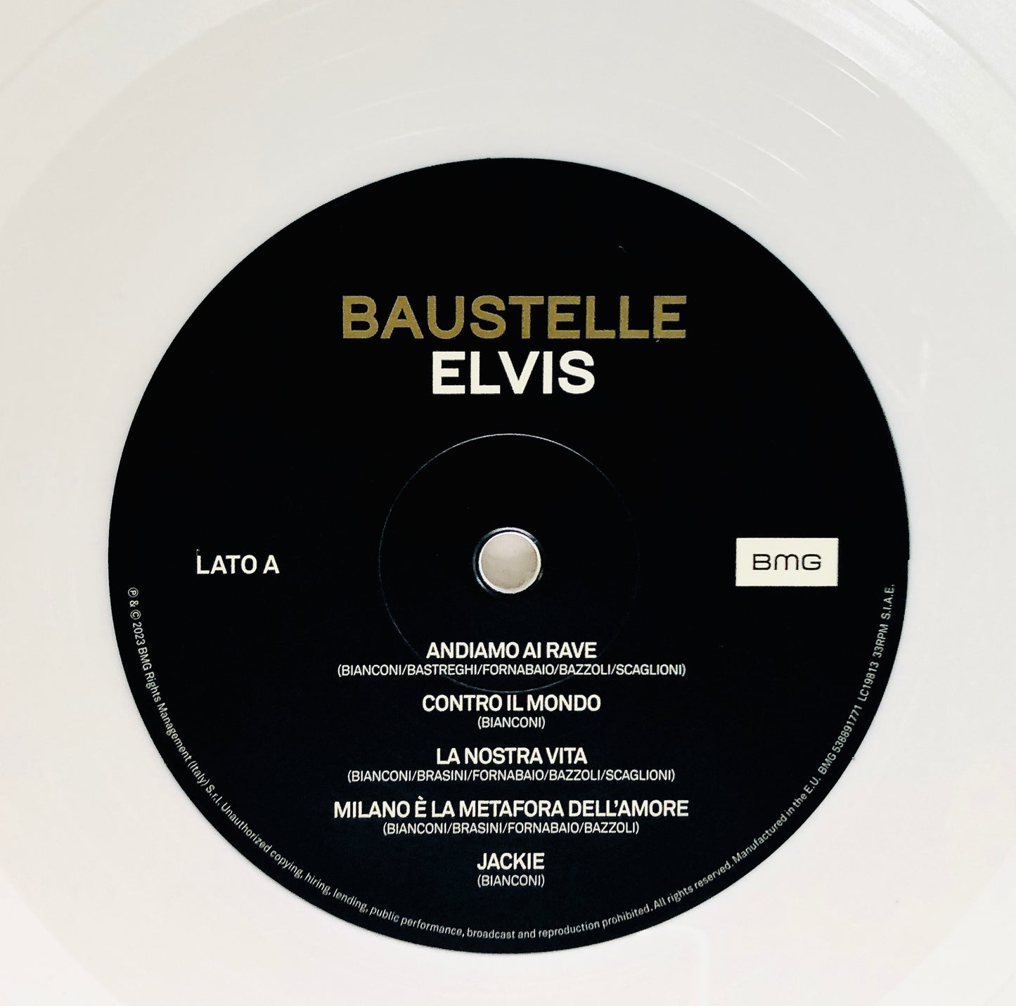 BAUSTELLE - Elvis - Vinile Bianco Solido (Ed. Lim. a 1500 copie)