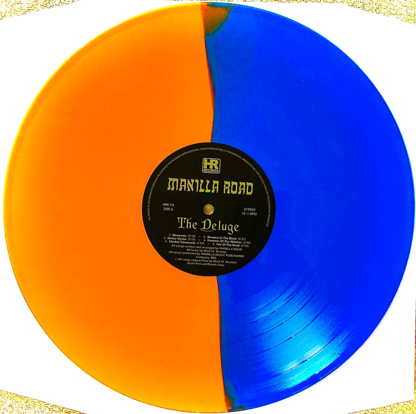 MANILLA ROAD - The Deluge -  Vinile Bicolore Arancione / Blu (Ed. Lim. Deluxe 2022)