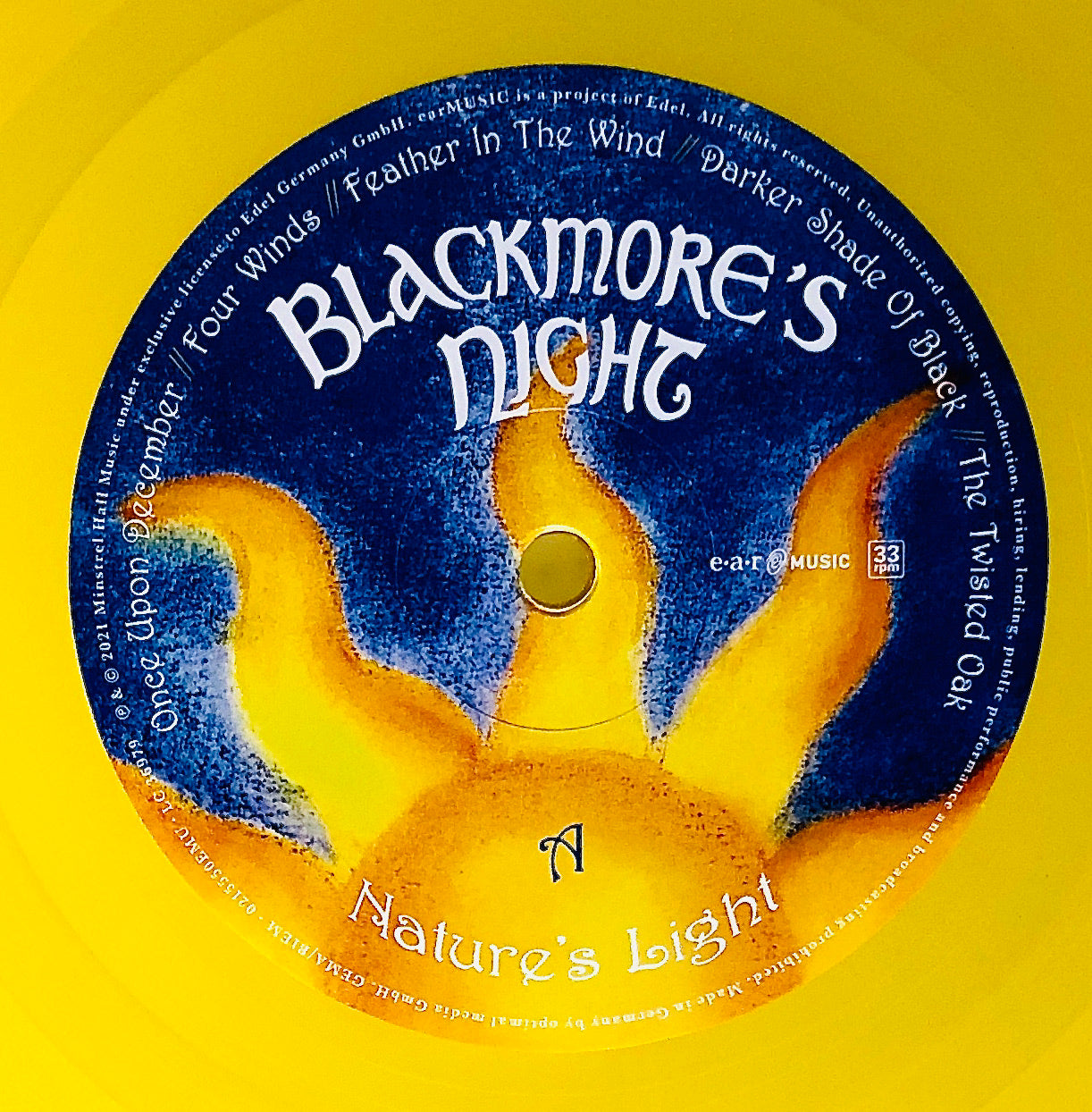 BLACKMORE’S NIGHT - Nature’s Light - Vinile Giallo Trasparente