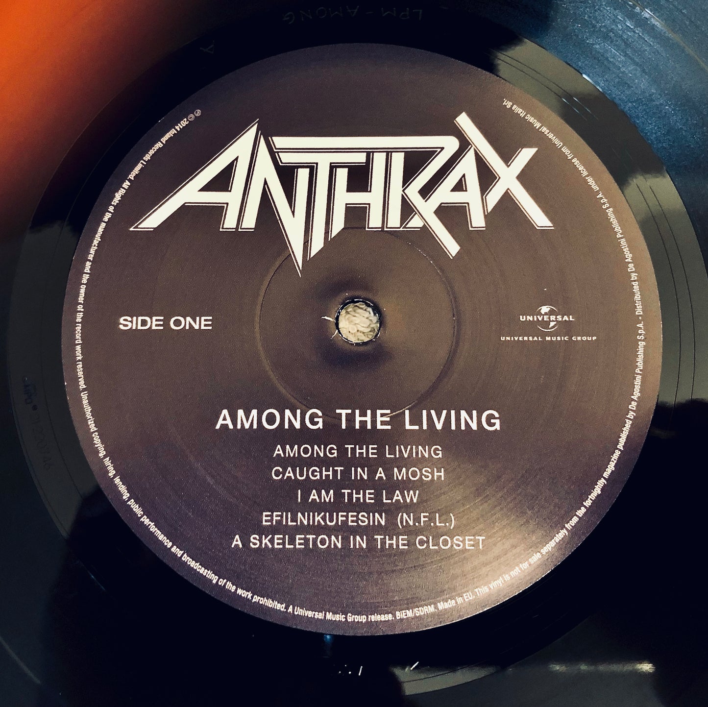 ANTHRAX - Among the Living - Vinile Nero Rimasterizzato (Remastered Black Vinyl)